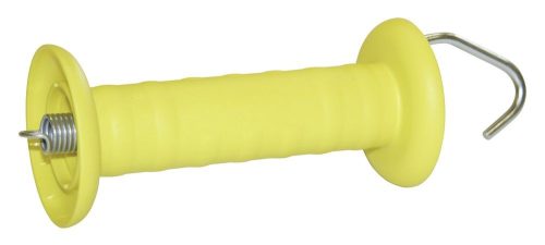 Gate handle for wire yellow