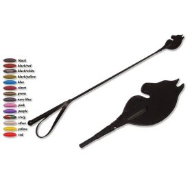 Whip Ledó 0,60 m w/horsehead shaped flap black
