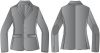 Competition jacket Equiline Jack X-Cool men's 48 grey