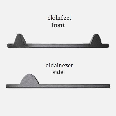 Patkó Libero kétkápás 2E 22x8mm fúratlan