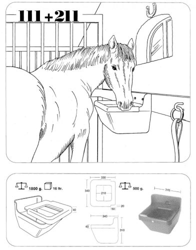 Feeder 16 litre without feed saver