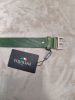 Belt Equiline Lorenz leather 90 cm green