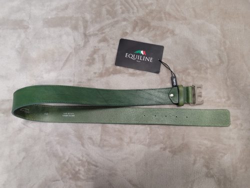 Belt Equiline Lorenz leather 90 cm green
