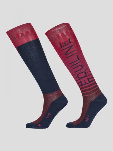 Lovaglózokni 43/46 kék Quartz Equiline