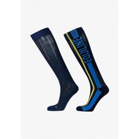 Lovaglózokni 43/46 cobaltkék Equiline T11282