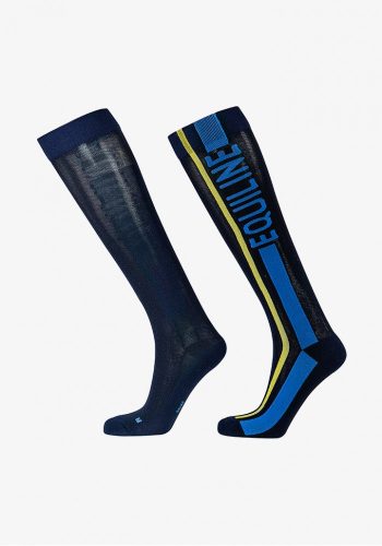 Socks 43/46 cobalt blue Equiline unisex T11282